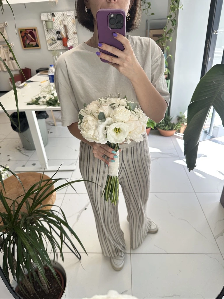 Şakayık Lisyantus Okaliptus Buketi