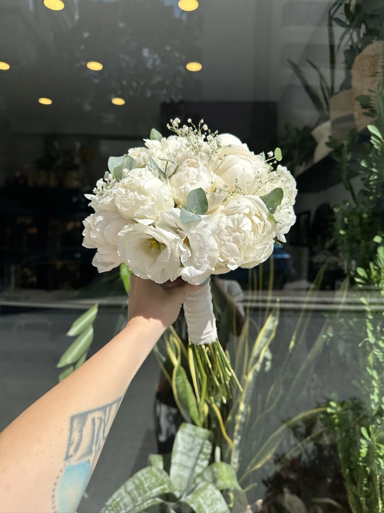 Şakayık Lisyantus Okaliptus Buketi