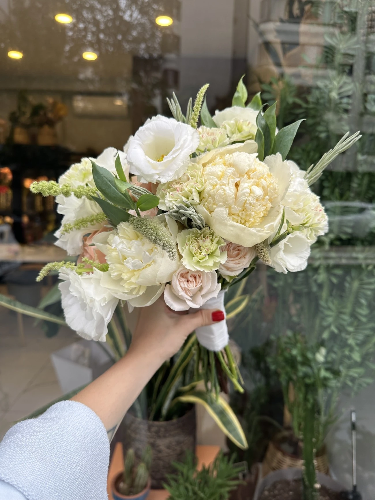 Şakayık Lisyantus. Buketi